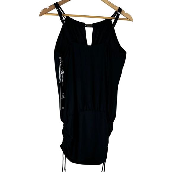 Magicsuit Solid Susan Underwire Swim Dress in Black Women's Size 14 New With Tag - Picture 3 of 9